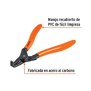 Alicate punta a 90° para abrir anillos Truper 17364