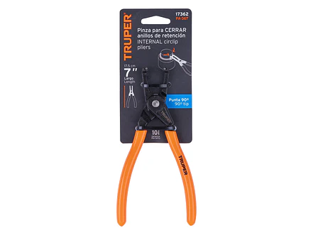 Alicate punta a 90° para cerrar anillos Truper 17362 - Foto 3 | aztools.co