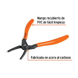 Alicate punta recta para cerrar anillos Truper 17361