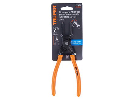 Alicate punta recta para cerrar anillos Truper 17361 - Foto 3 | aztools.co
