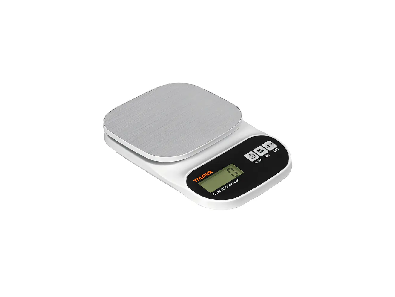 Báscula digital para cocina Truper 103116, plato de acero inox,5kg - Foto 1 | aztools.co