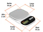 Báscula digital para cocina Truper 103116, plato de acero inox,5kg - Miniatura 3 | aztools.co