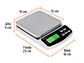 Báscula Electrónica de Precisión Truper 102317, Recargable, 3 kg - Miniatura 2 | aztools.co