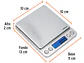 Báscula Electrónica de Precisión Truper 102316, de Bolsillo, 500 g - Miniatura 2 | aztools.co