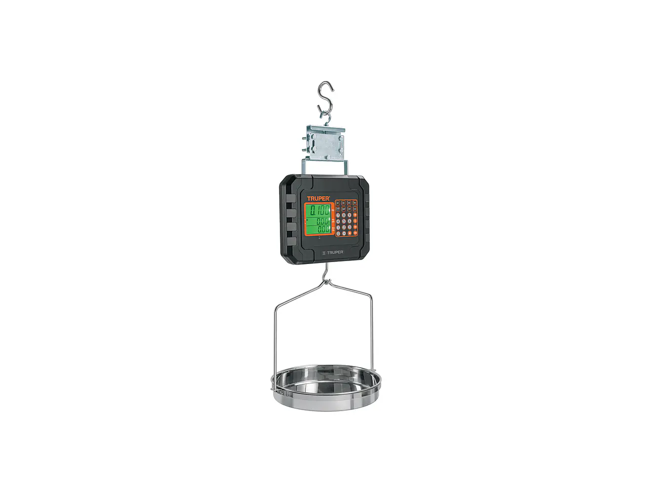 Báscula electrónica colgante Truper 102898, recargable, c/charola, 40 kg - Foto 1 | aztools.co