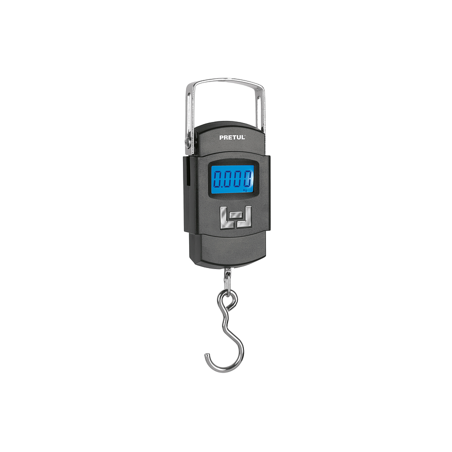 Báscula electrónica colgante Pretul 28180, de pilas, 50 kg 1