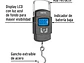 Báscula electrónica colgante Pretul 28180, de pilas, 50 kg - Miniatura 2 | aztools.co