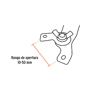 Llave de Repuesto Ajustable Truper 102999, para Pulidoras 10 a 50mm