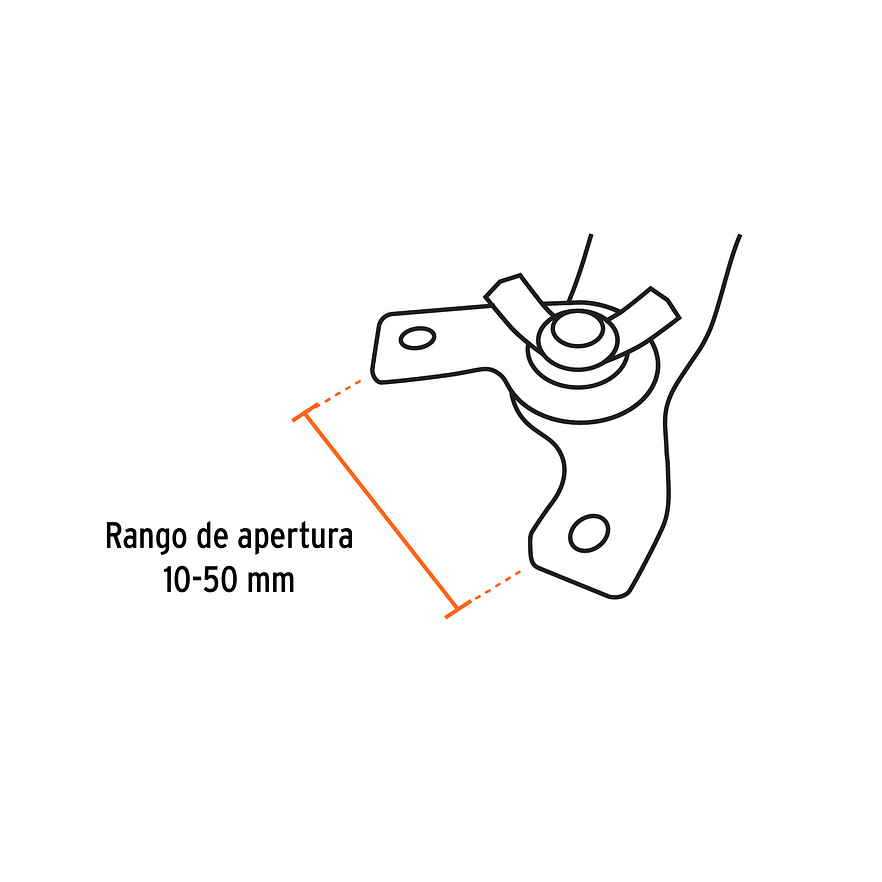 Llave de Repuesto Ajustable Truper 102999, para Pulidoras 10 a 50mm 2