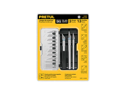 Juego de bisturíes con estuche, Pretul 22409 - Foto 4 | aztools.co