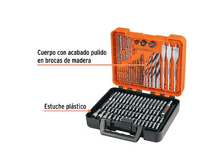 Juego de brocas y puntas Truper 100872, 100 piezas - Foto 2 | aztools.co
