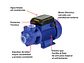 Bomba Eléctrica Periférica UDUKE 1 HP BQ80 (45m Altura, Impulsor Bronce) - Miniatura 2 | aztools.co