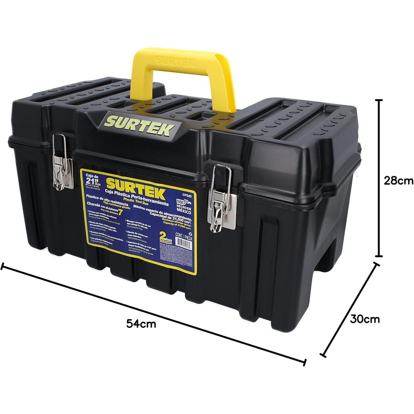 Caja de Herramientas Plástica SURTEK CPS20 21