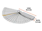 Calibrador de galgas  Truper 14397, 32 hojas - Miniatura 3 | aztools.co