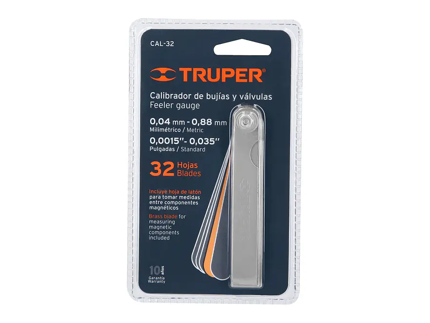 Calibrador de galgas  Truper 14397, 32 hojas - Foto 4 | aztools.co