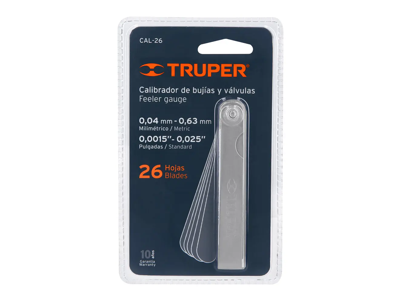 Calibrador de galgas Truper 14396, 26 hojas  - Foto 4 | aztools.co