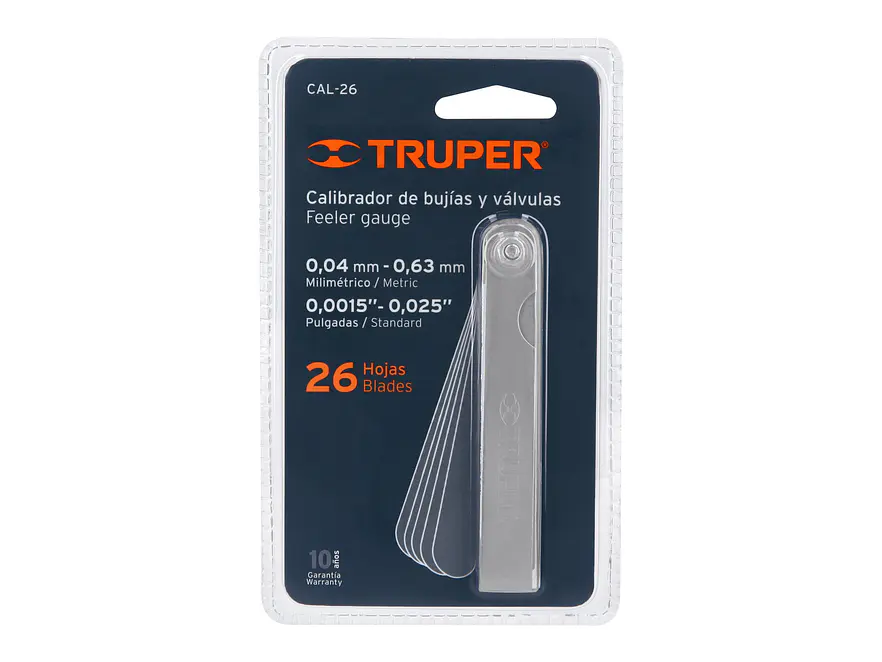 Calibrador de galgas Truper 14396, 26 hojas  - Foto 4 | aztools.co