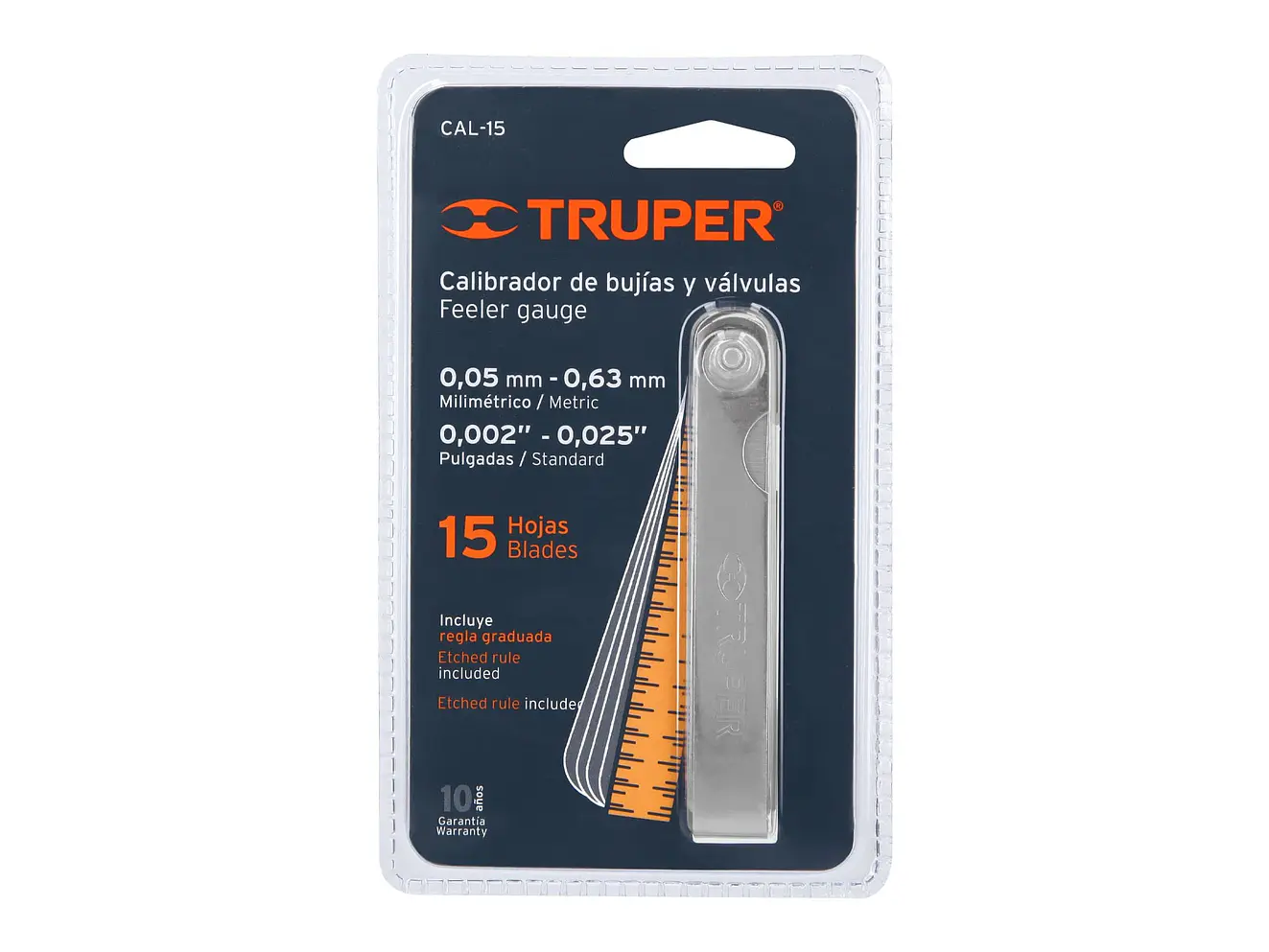 Calibrador de galgas Truper 14395, 15 hojas  - Foto 4 | aztools.co