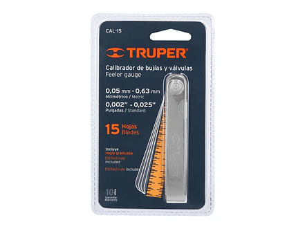 Calibrador de galgas Truper 14395, 15 hojas  - Foto 4 | aztools.co