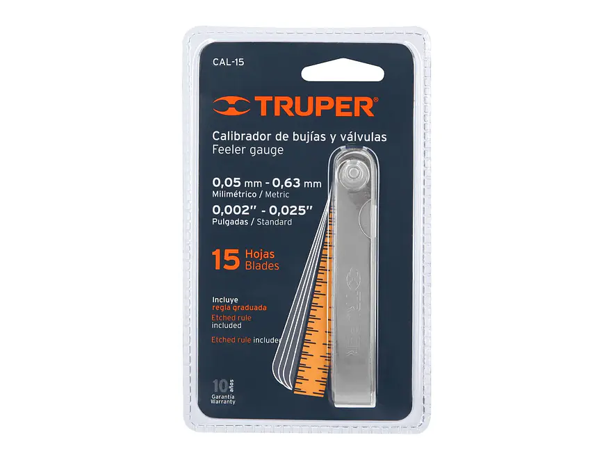 Calibrador de galgas Truper 14395, 15 hojas  - Foto 4 | aztools.co