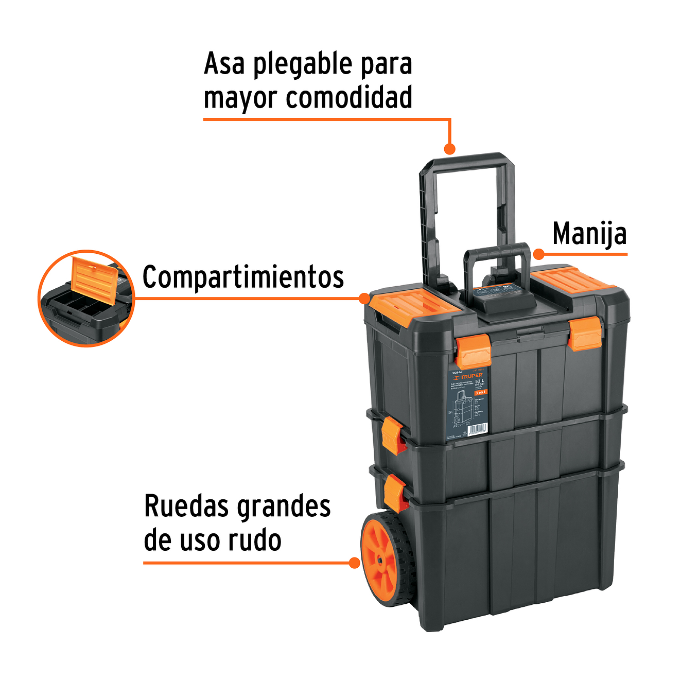 Caja para Herramienta Truper 102644, 19