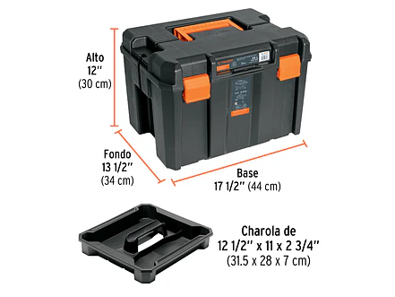 Caja de Herramienta Truper 102643, plàstica profunda de 17