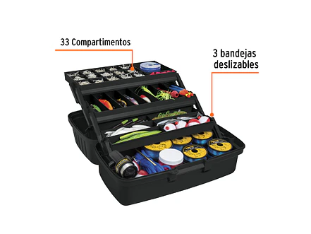 Caja para pesca de 16