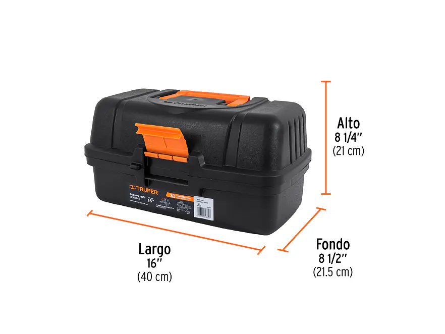 Caja para pesca de 16