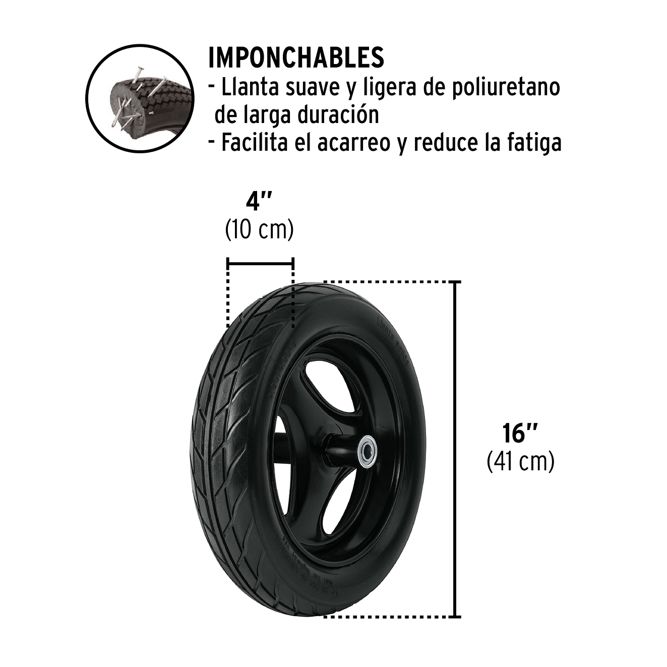 Carretilla Plástica 5ft3,FF 16