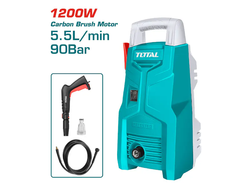 Hidrolavadora Eléctrica TOTAL UTGT113026 Super Select 1200W 1300 PSI - Foto 2 | aztools.co