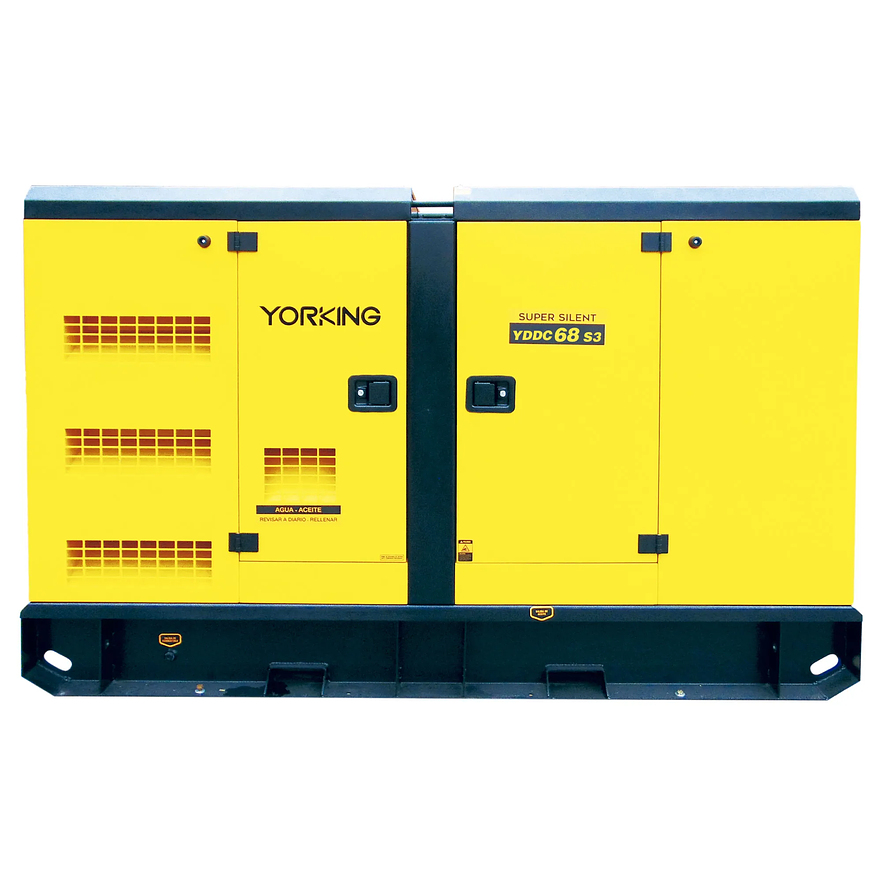 Planta Eléctrica YORKING YDDC68S3 68 kVA 55 KW Trifásica (Motor Cummins)