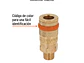 Cople de latón, cuerda 1/4 NPT, macho, Truper 19085 - Miniatura 2 | aztools.co