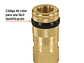 Cople de latón, cuerda 1/4 NPT, hembra Truper 19084 - Miniatura 2 | aztools.co