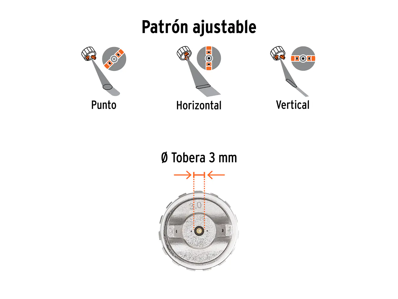Pistola para Pintar Híbrida Truper 103929, Vaso Plástico, 3.0 mm - Foto 5 | aztools.co