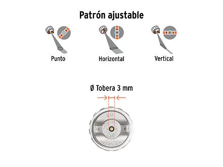 Pistola para Pintar Híbrida Truper 103929, Vaso Plástico, 3.0 mm - Foto 5 | aztools.co