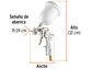 Pistola para Pintar Híbrida Truper 103927, Vaso Plástico, 1.3 mm - Miniatura 3 | aztools.co