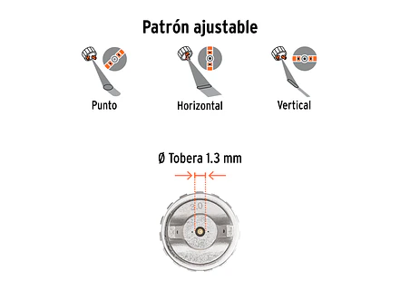 Pistola para Pintar Híbrida Truper 103927, Vaso Plástico, 1.3 mm - Foto 5 | aztools.co