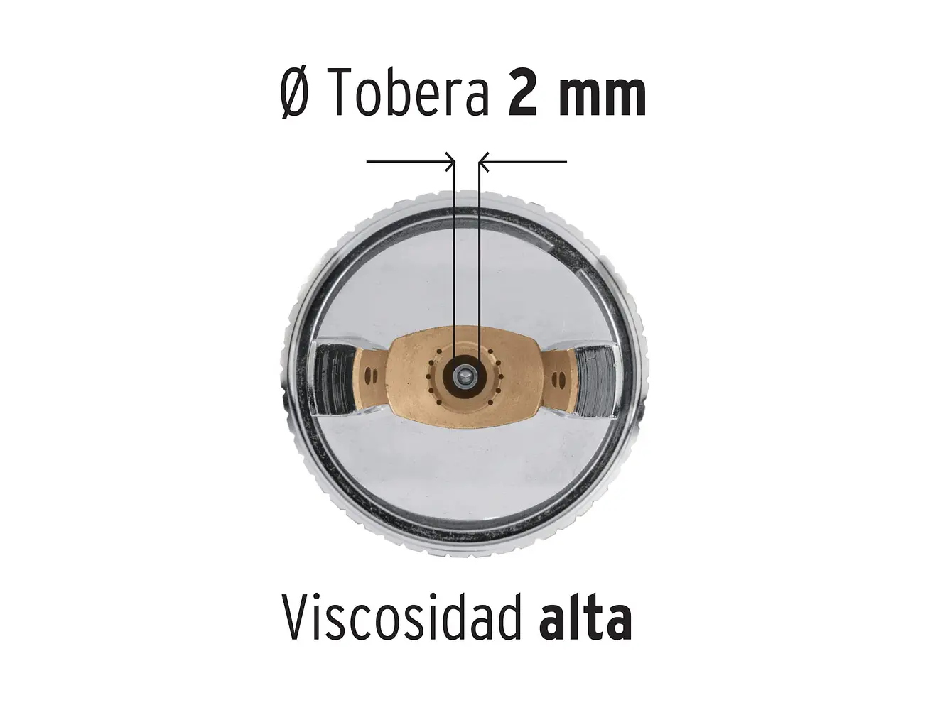 Pistola para pintar Truper 12131, gravedad HVLP,vaso plástico, boquilla 2.0mm  - Foto 5 | aztools.co