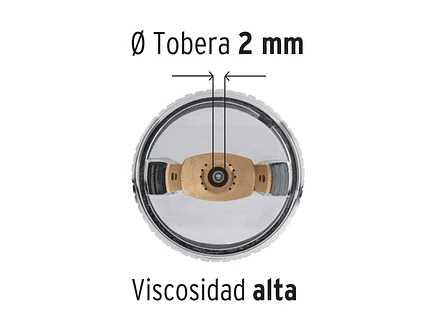 Pistola para pintar Truper 12131, gravedad HVLP,vaso plástico, boquilla 2.0mm  - Foto 5 | aztools.co