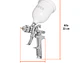 Pistola para pintar gravedad HVLP Truper 12129, vaso plástico, boquilla 1.7mm  - Miniatura 5 | aztools.co