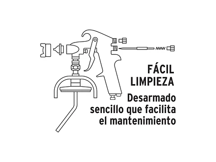 Pistola para pintar gravedad HVLP, Truper 12128, vaso plástico, boquilla 1.4mm  - Foto 6 | aztools.co