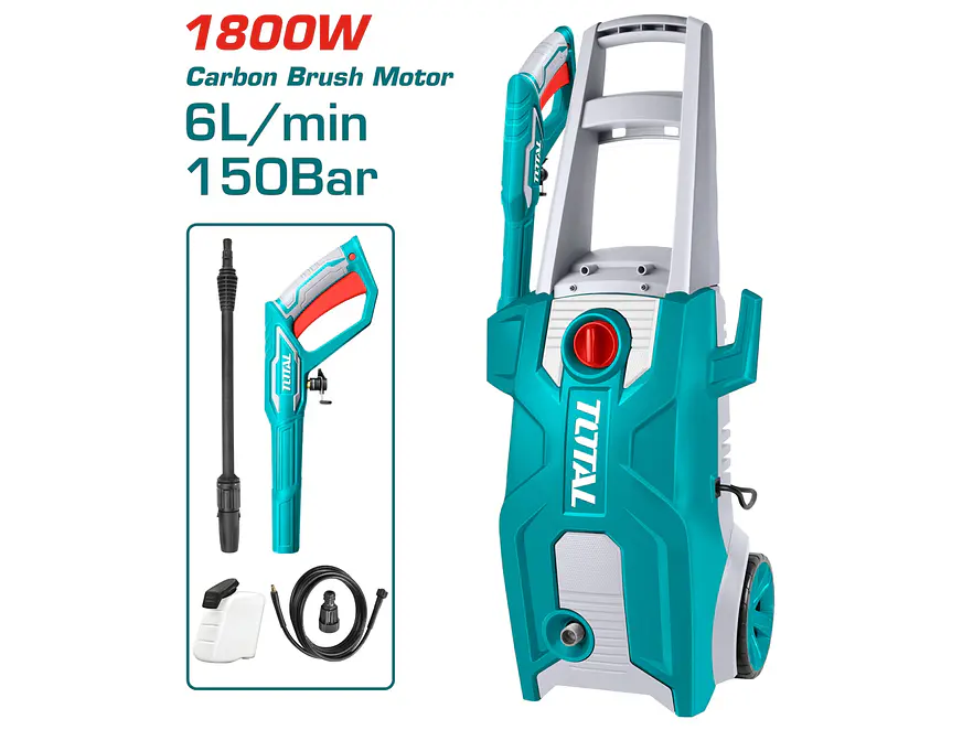Hidrolavadora Industrial TOTAL UTGT11356 1800W 2200 PSI 120V - Foto 1 | aztools.co