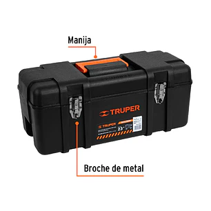 Caja de herramienta plástica de 23