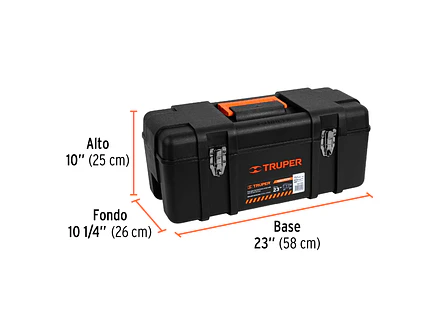 Caja de herramienta plástica de 23