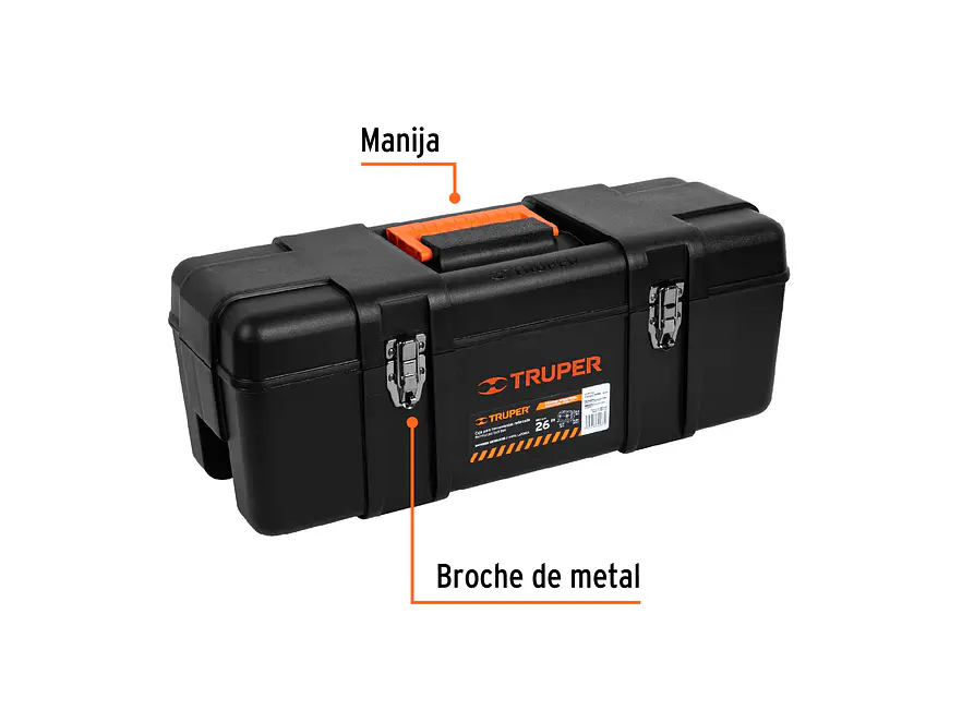 Caja para herramienta plástica de 26