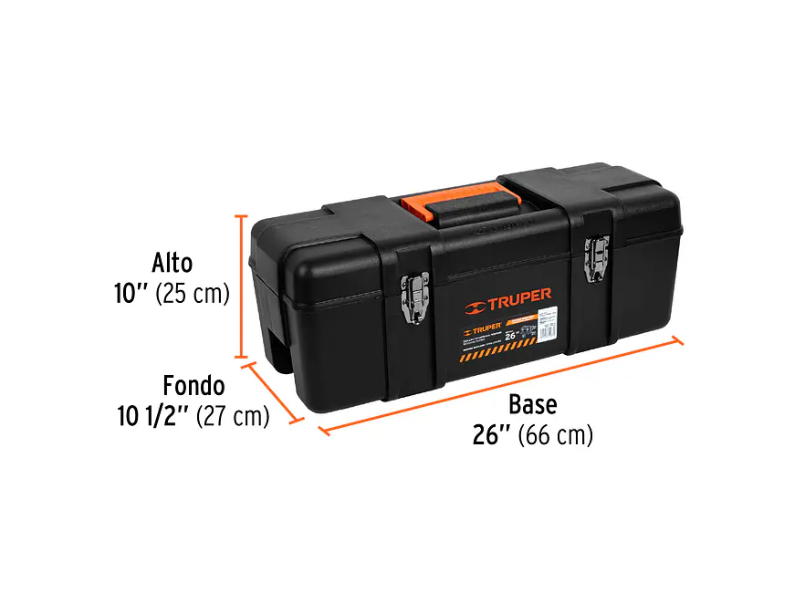 Caja para herramienta plástica de 26