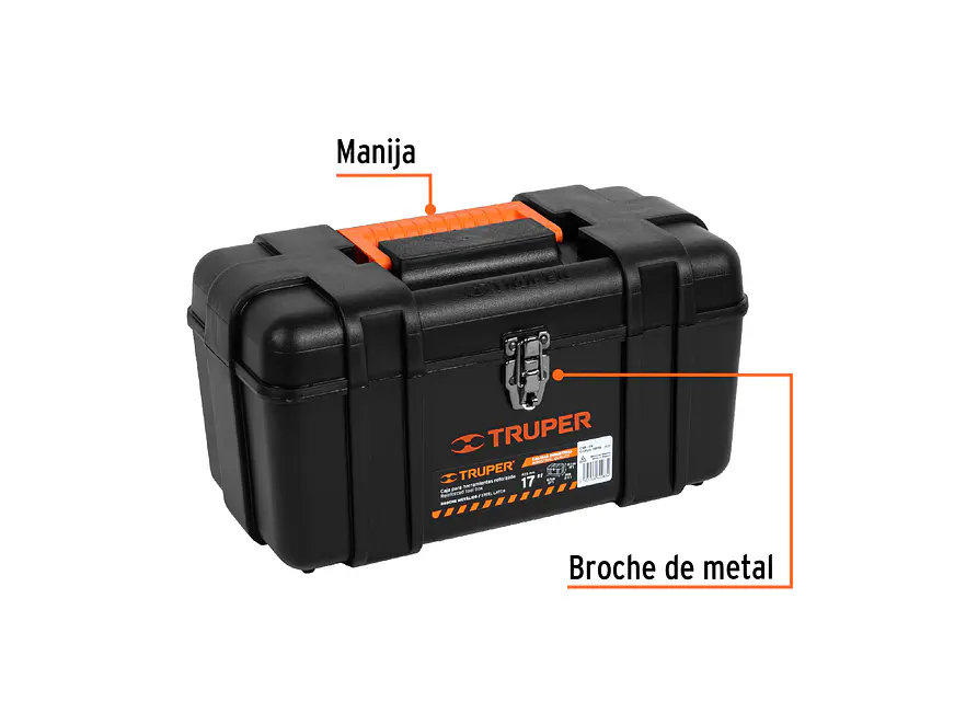 Caja para herramienta plástica de 17