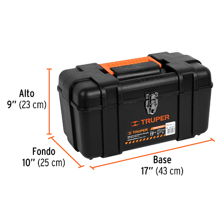Caja para herramienta plástica de 17