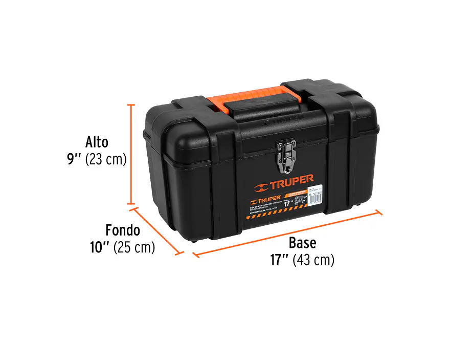 Caja para herramienta plástica de 17