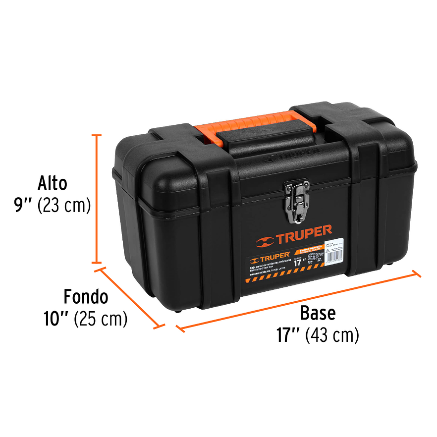 Caja para herramienta plástica de 17